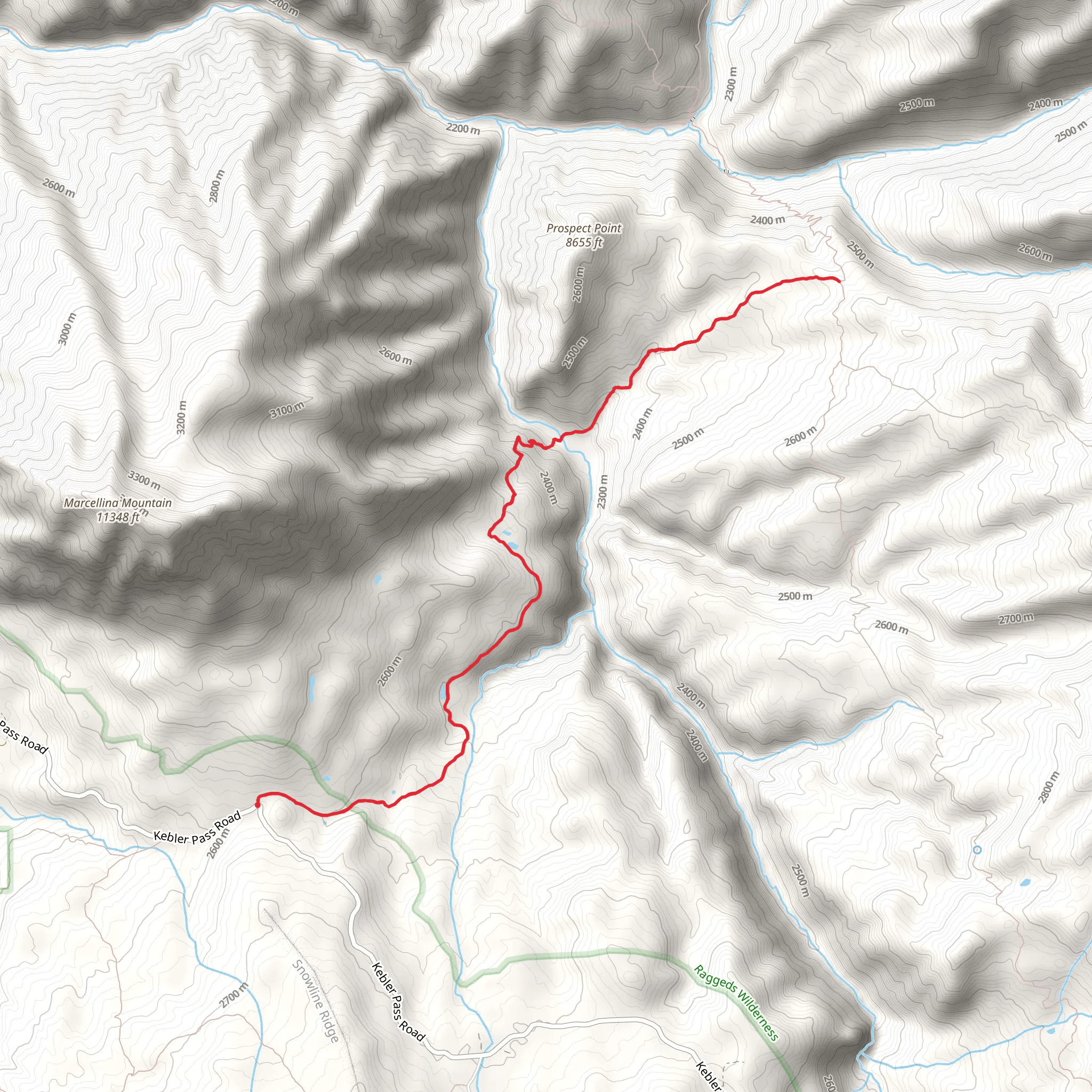 Ruby Anthracite Trail mobile static map