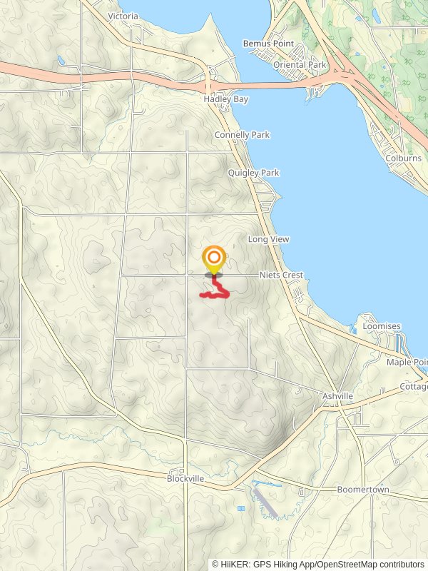 Bly Hill Road mobile static map