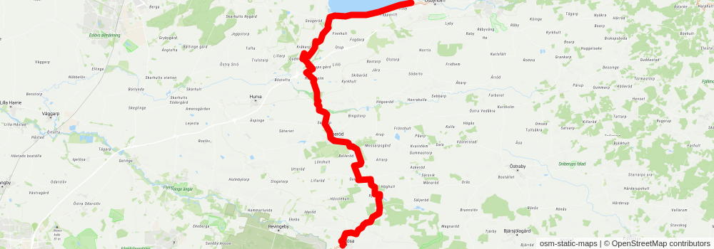 Skåneleden 2 stage 7 Map