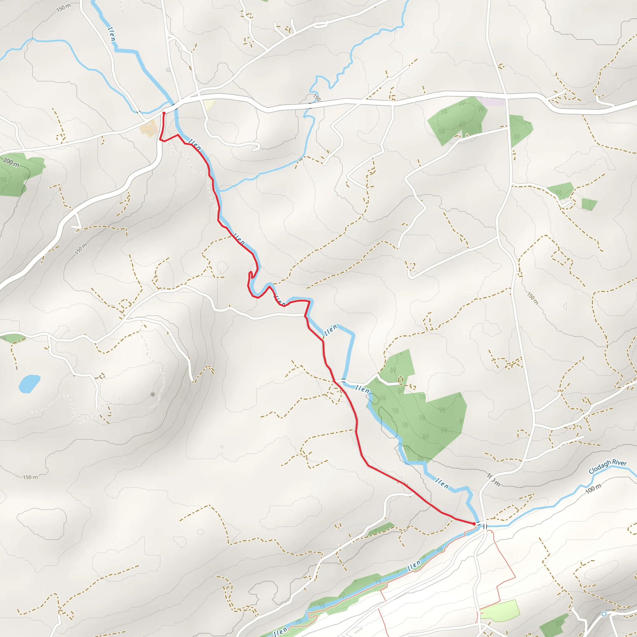 Sheep's Head - Deelish Cascades Walk - Drimoleague mobile static map