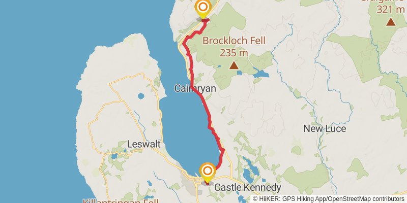 Mull of Galloway Trail stage 3 Map