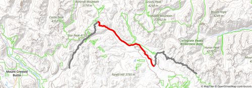American Discovery Trail South Route stage 258 Map