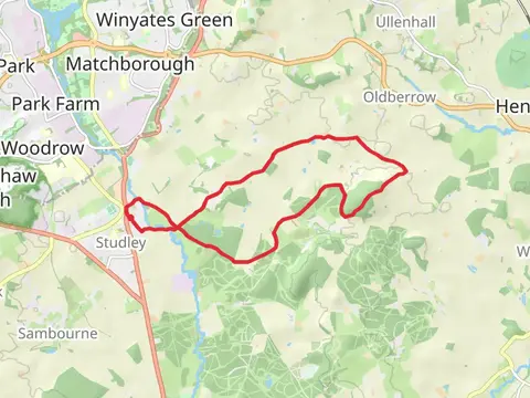 Studley to Morton Bagot Loop via Bannam's Wood