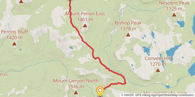 Cradle Mountain Huts Walk stage 3 Map