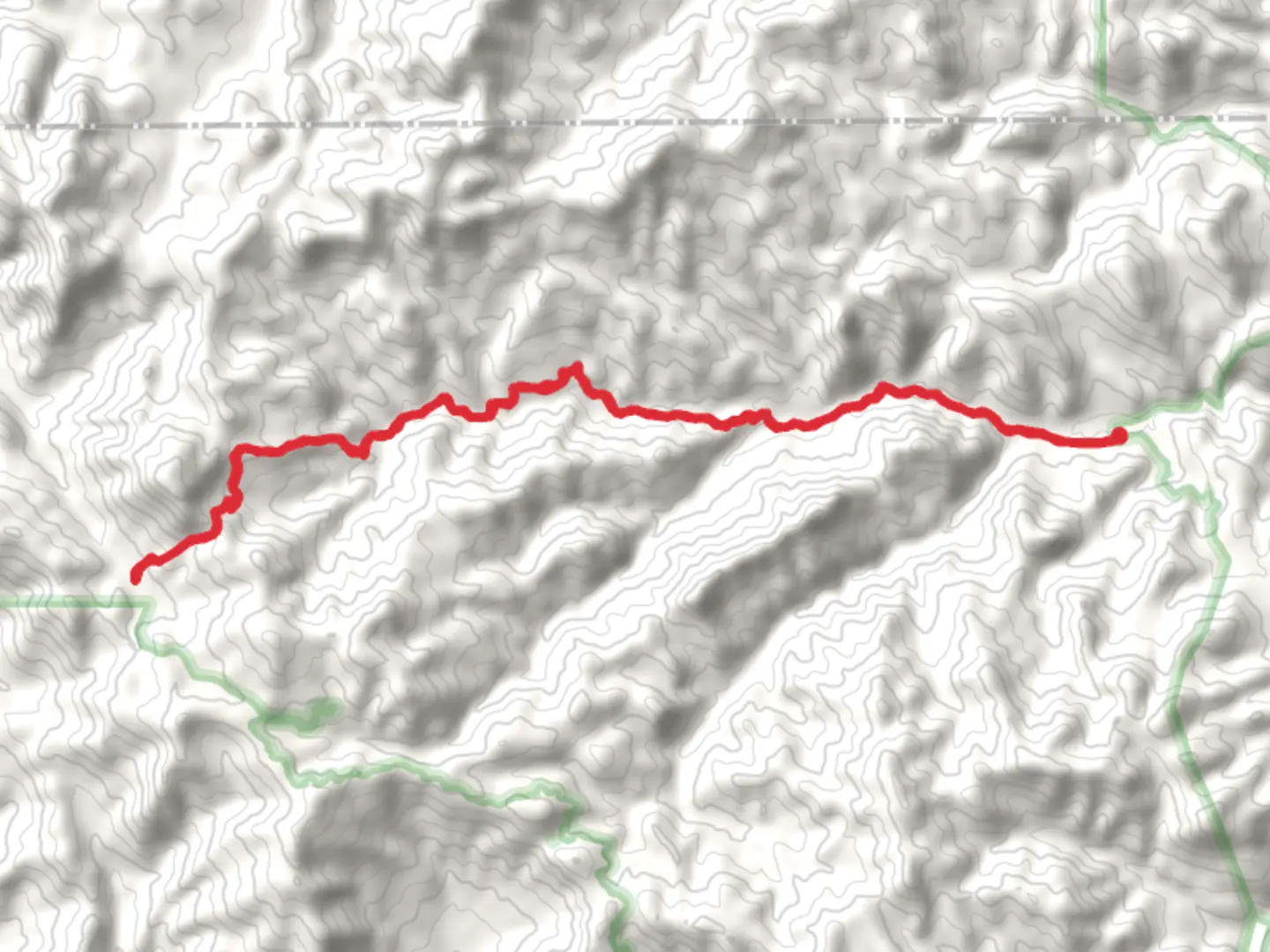An image depicting the trail West Pinto Trail and its surrounding area.
