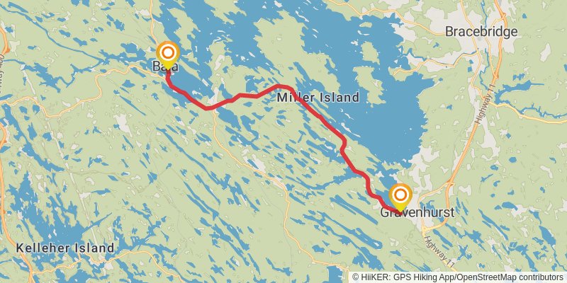 Waterfront Trail stage 101 Map