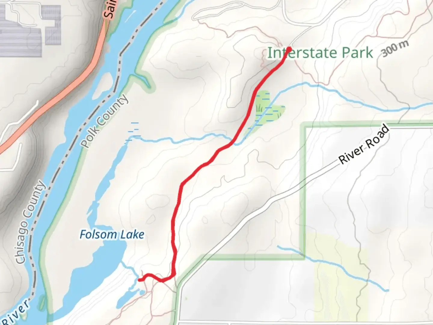 An image depicting the trail Silverbrook Trail and its surrounding area.