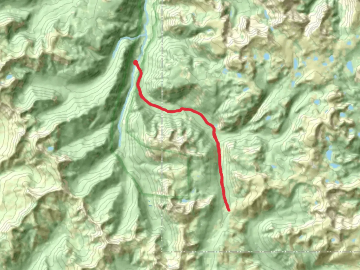 An image depicting the trail East Fork Boulder Trail and its surrounding area.