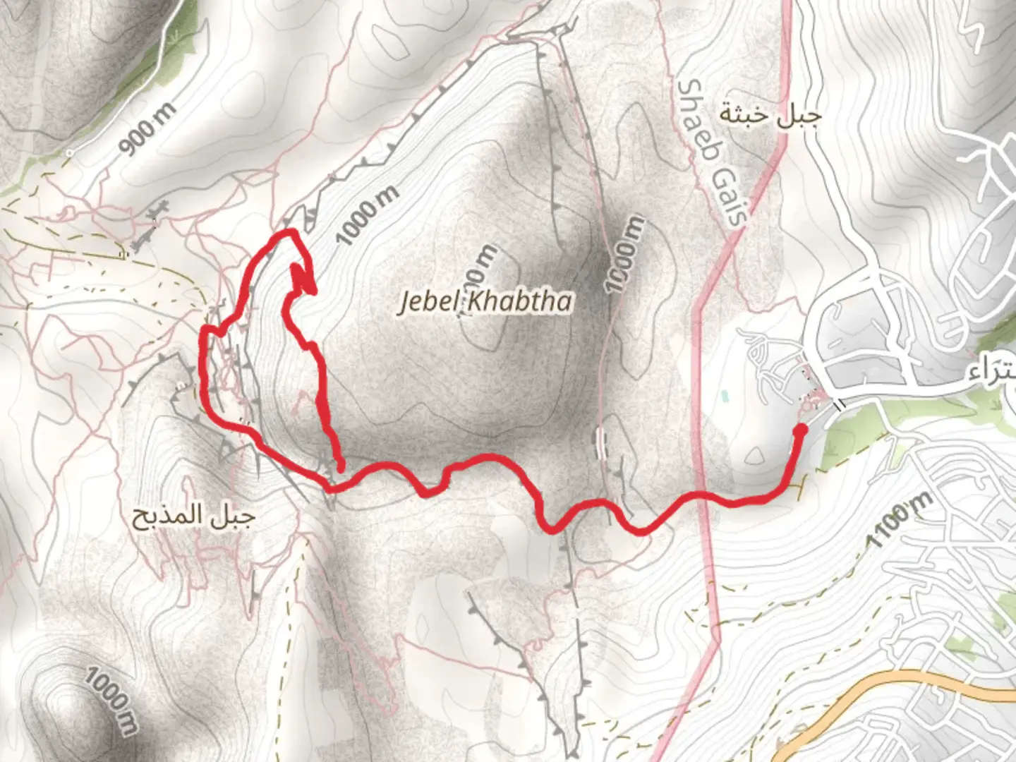 An image depicting the trail Boys of Ramadan Viewpoint Trail and its surrounding area.