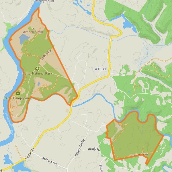 Cattai National Park mobile static map