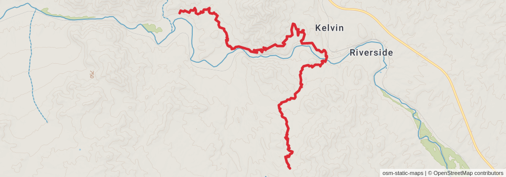 Grand Enchantment Trail stage 8 Map