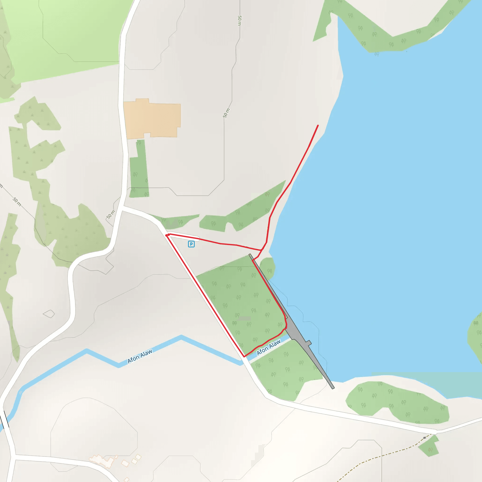 Llyn Alaw Walk mobile static map