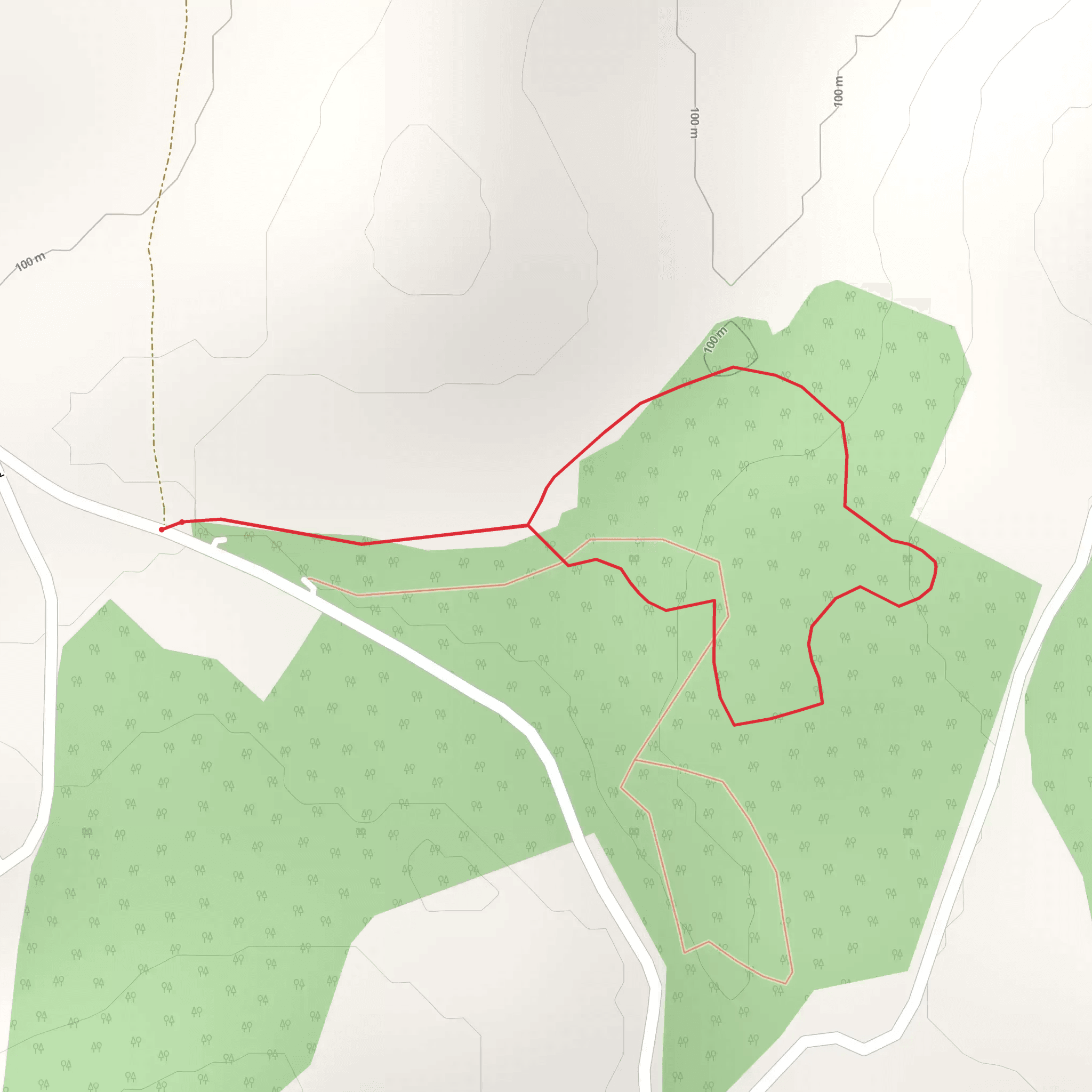 Fardross Forest Oak and Beech Trail mobile static map