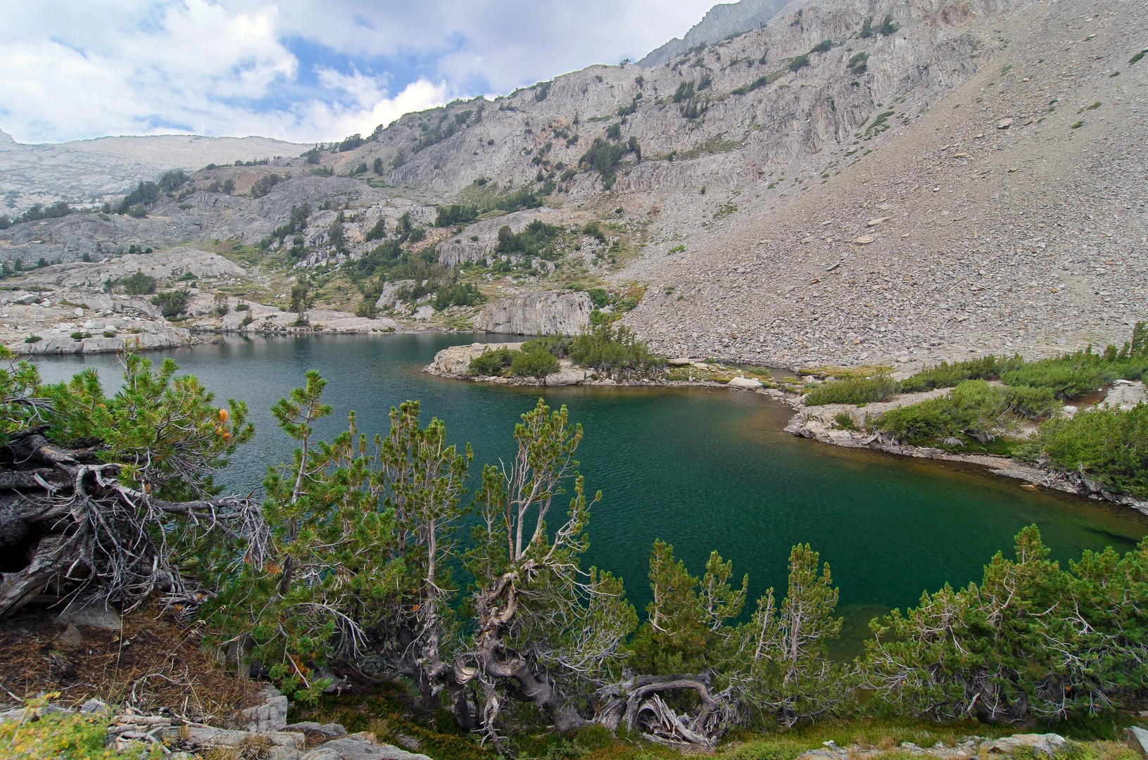 An image depicting the trail Green and East Lake via West Fork Green Creek and its surrounding area.