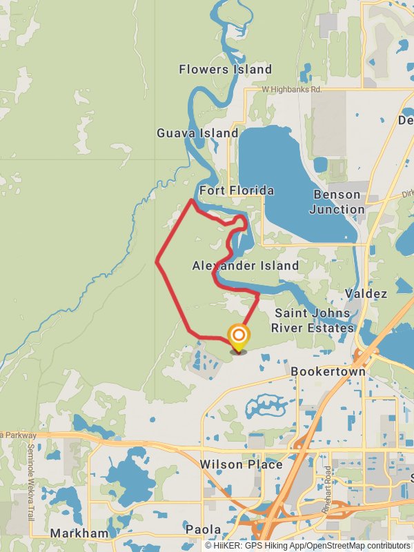 Black Bear Wilderness Preserve Loop Trail mobile static map