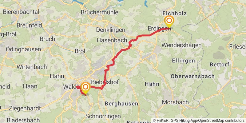 Bergischer Panoramasteig alt 4 Map
