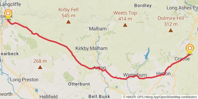 Way of the Roses stage 4 Map