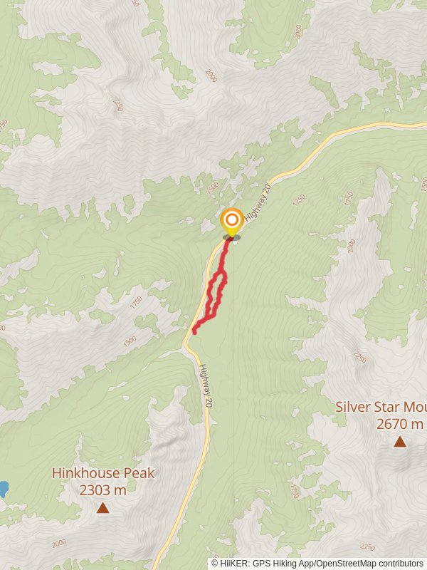 Lone Fir Interp Trail mobile static map