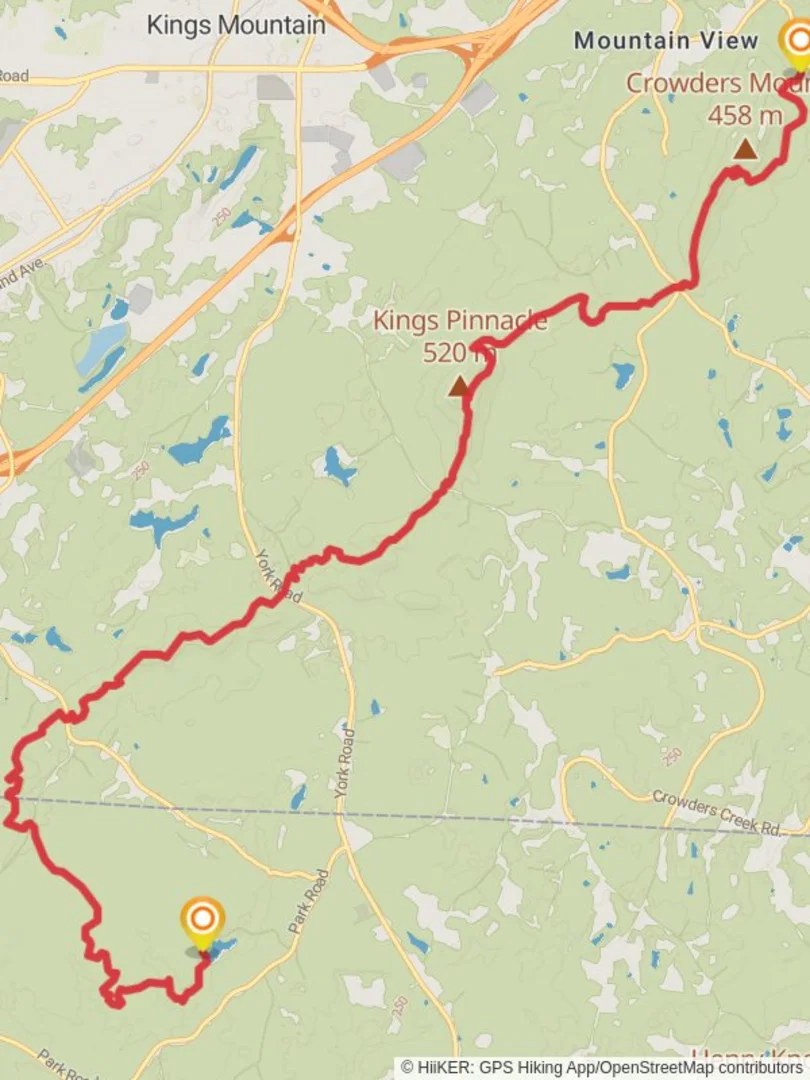 An image depicting the trail Tower and Ridgeline Trail and its surrounding area.