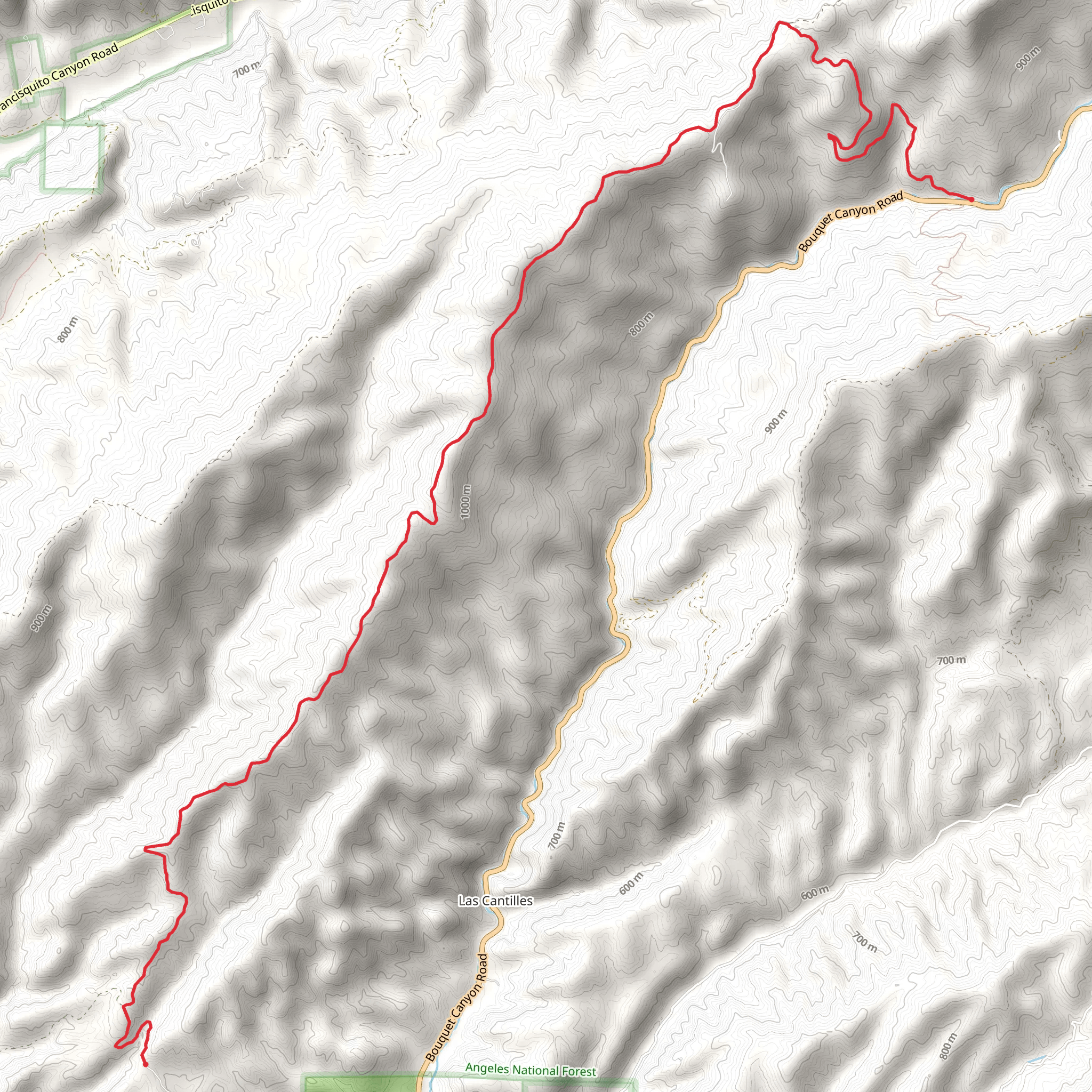 Forest Road 6N18 - 6N19 mobile static map