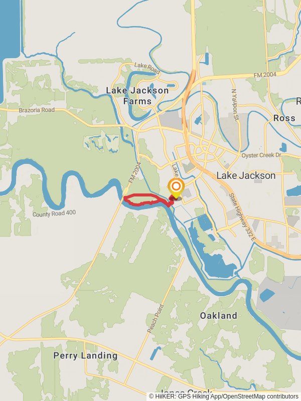 Loop alongside Brazos River