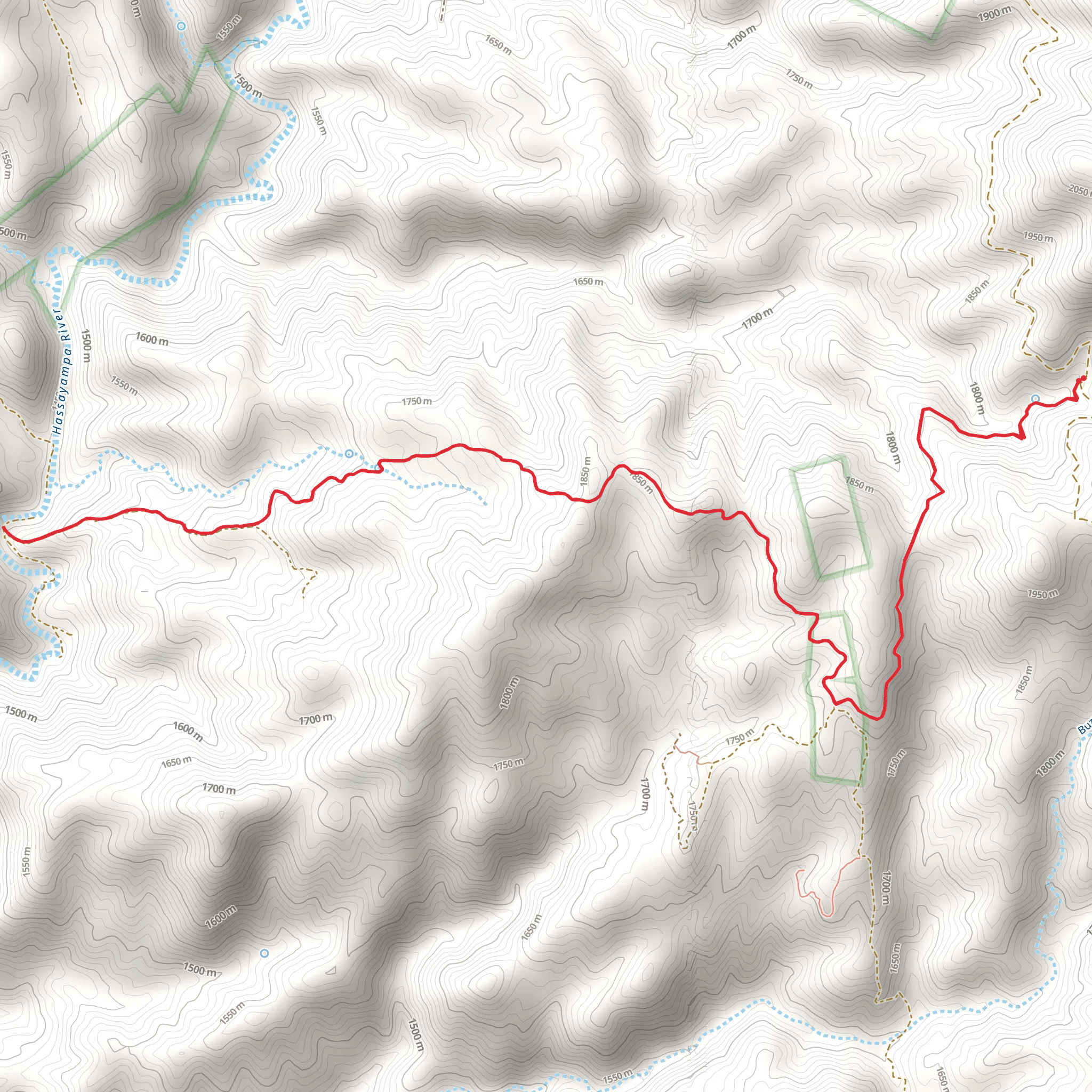 Climax Trail mobile static map