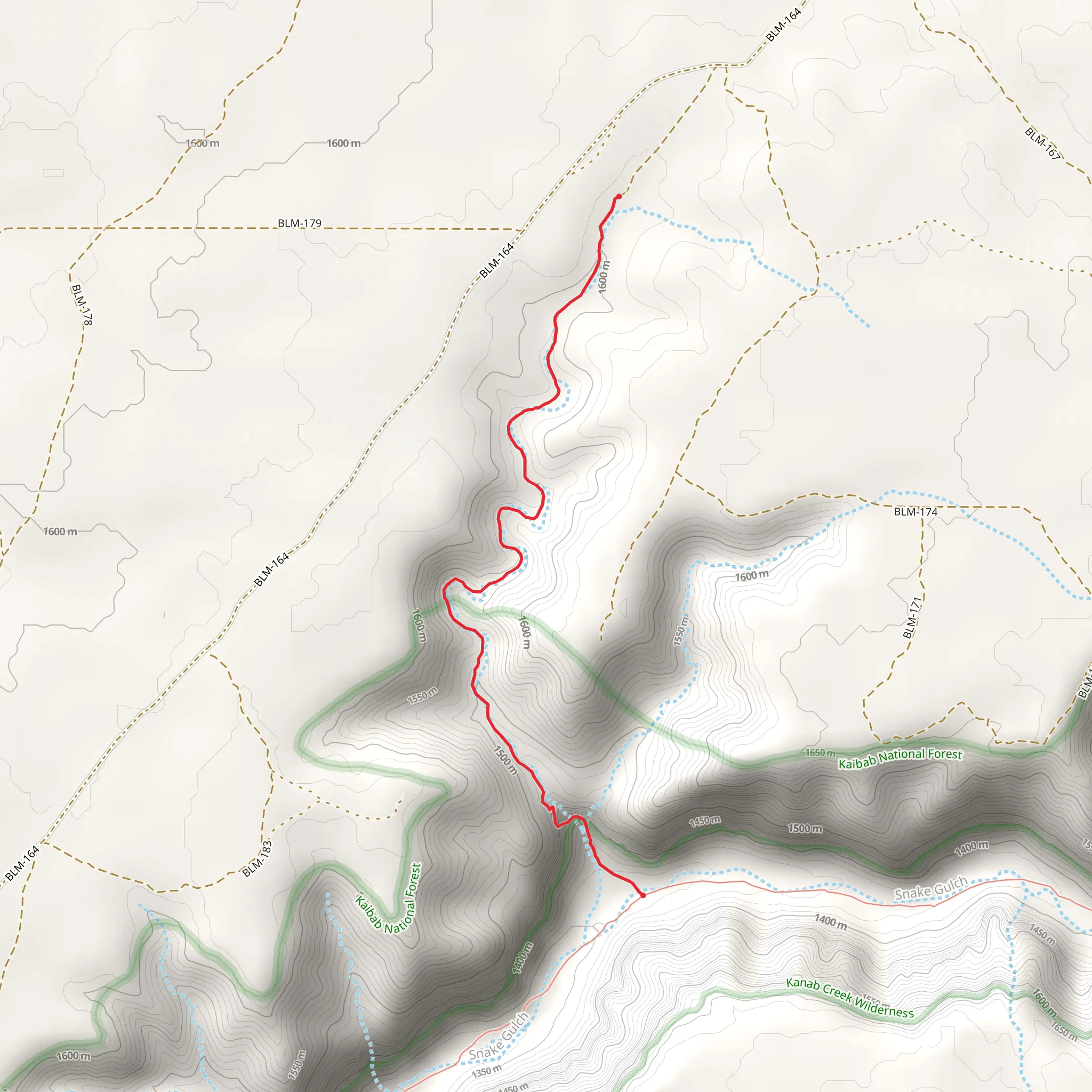 Swapp Trail mobile static map