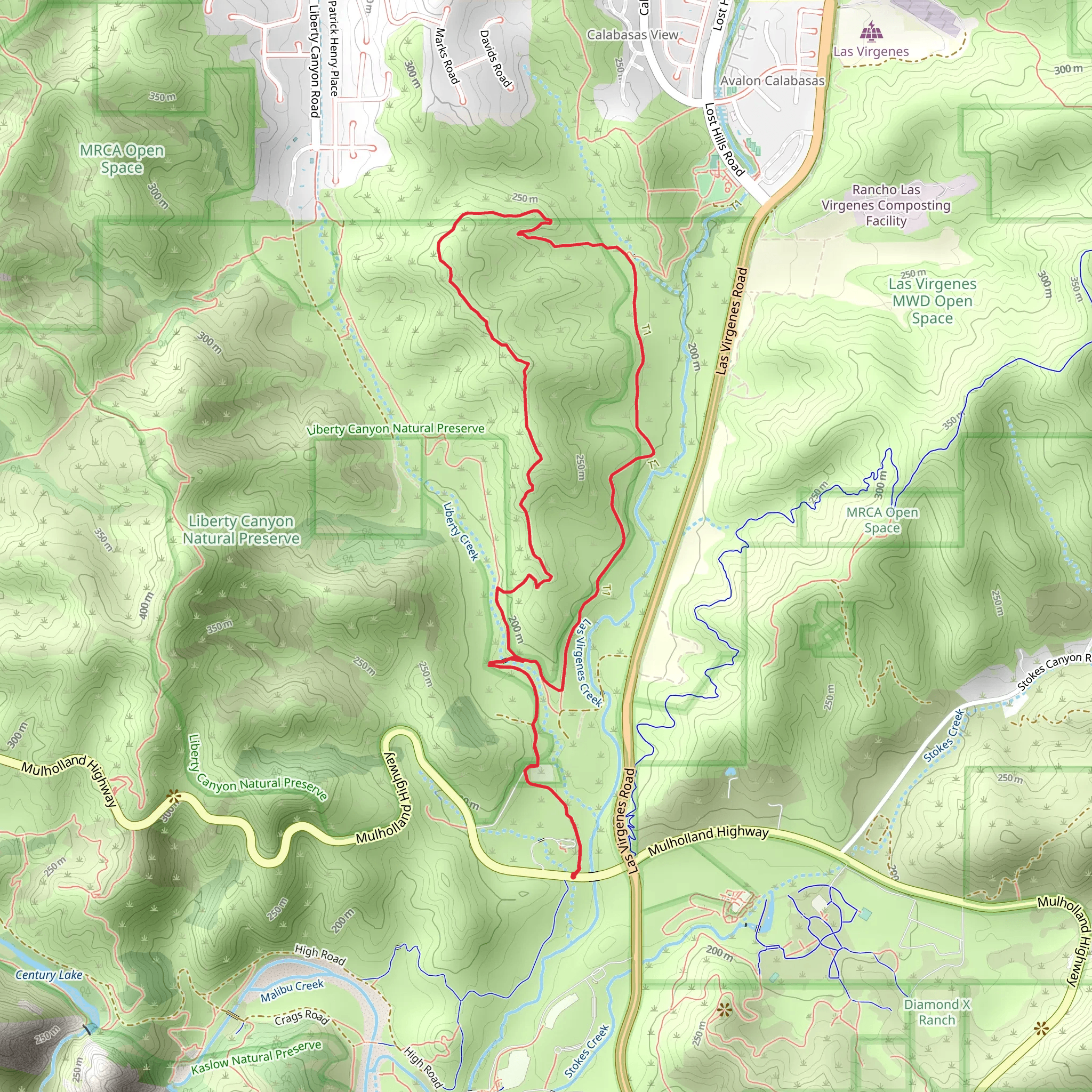 Talepop Trail mobile static map
