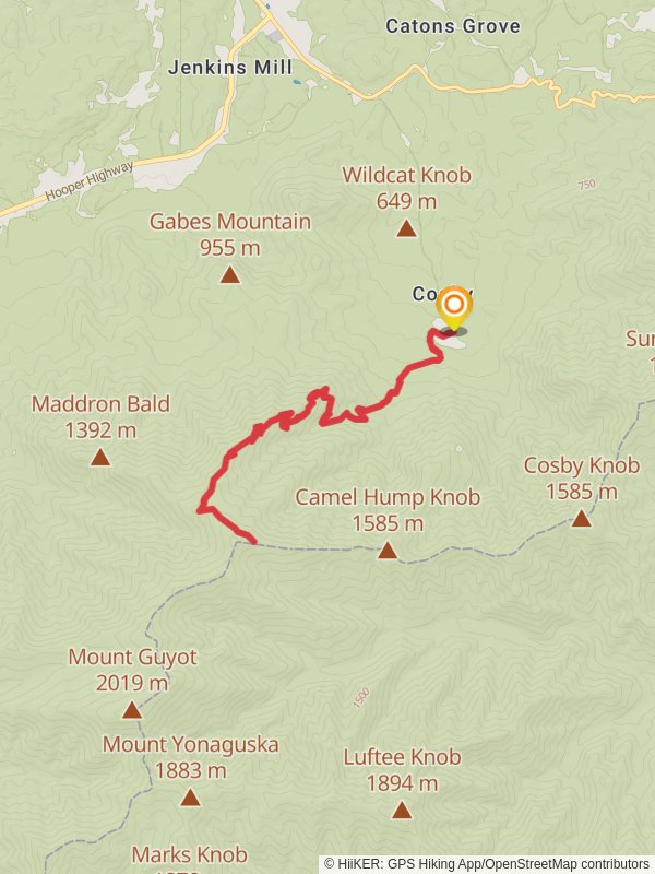 Snake Den Mountain via Snake Den Ridge Trail