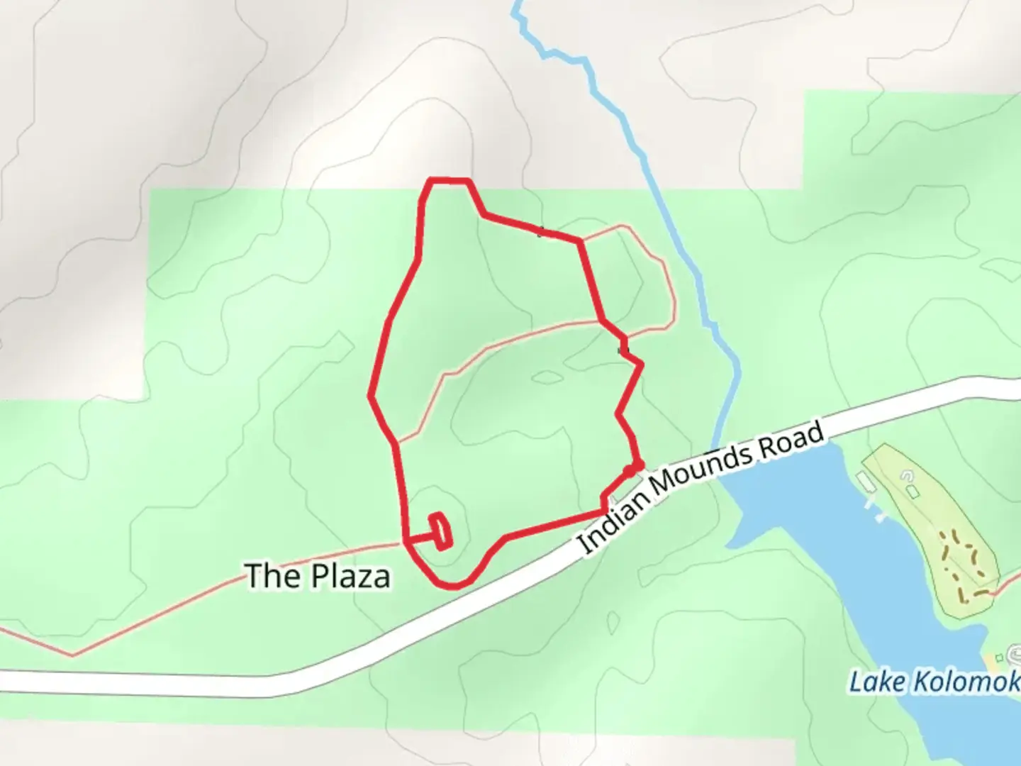 An image depicting the trail White Oak Loop Trail and its surrounding area.