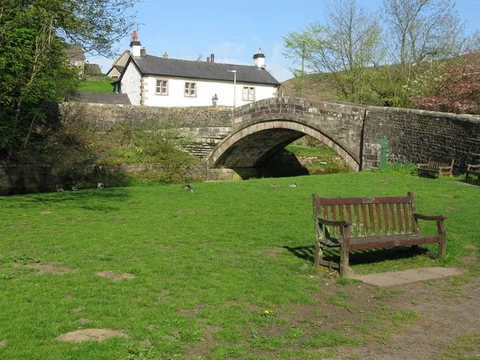An image depicting the trail Dunsop Bridge and Langden Brook Walk and its surrounding area.