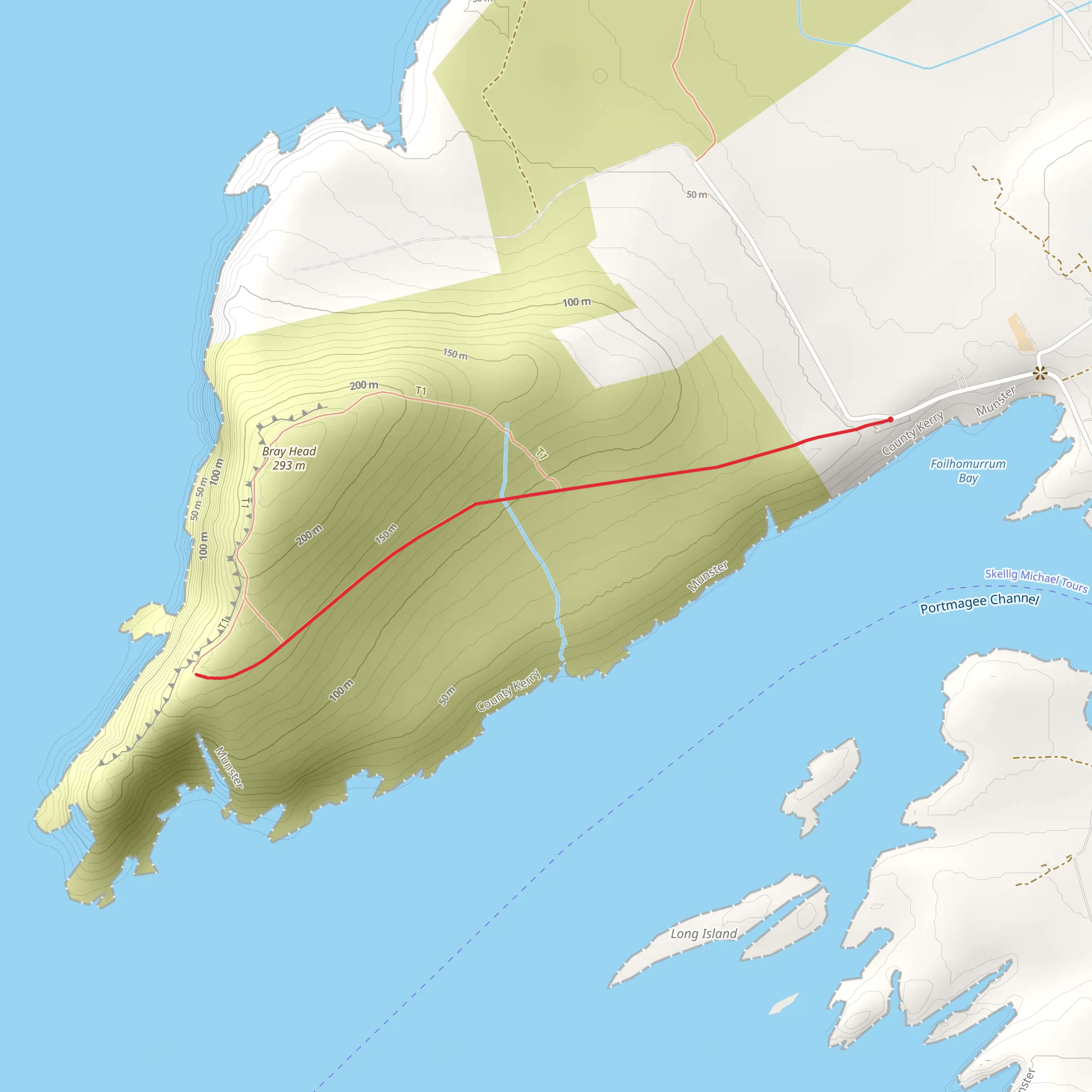 Bray Head - Valentia mobile static map
