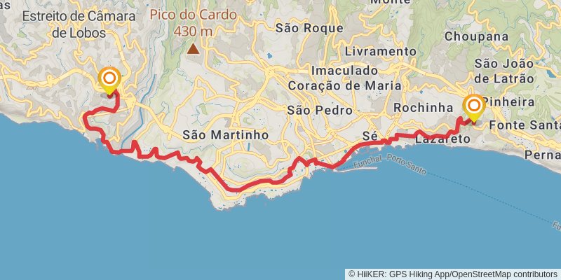 Rota Circula De Madeira stage 3 Map