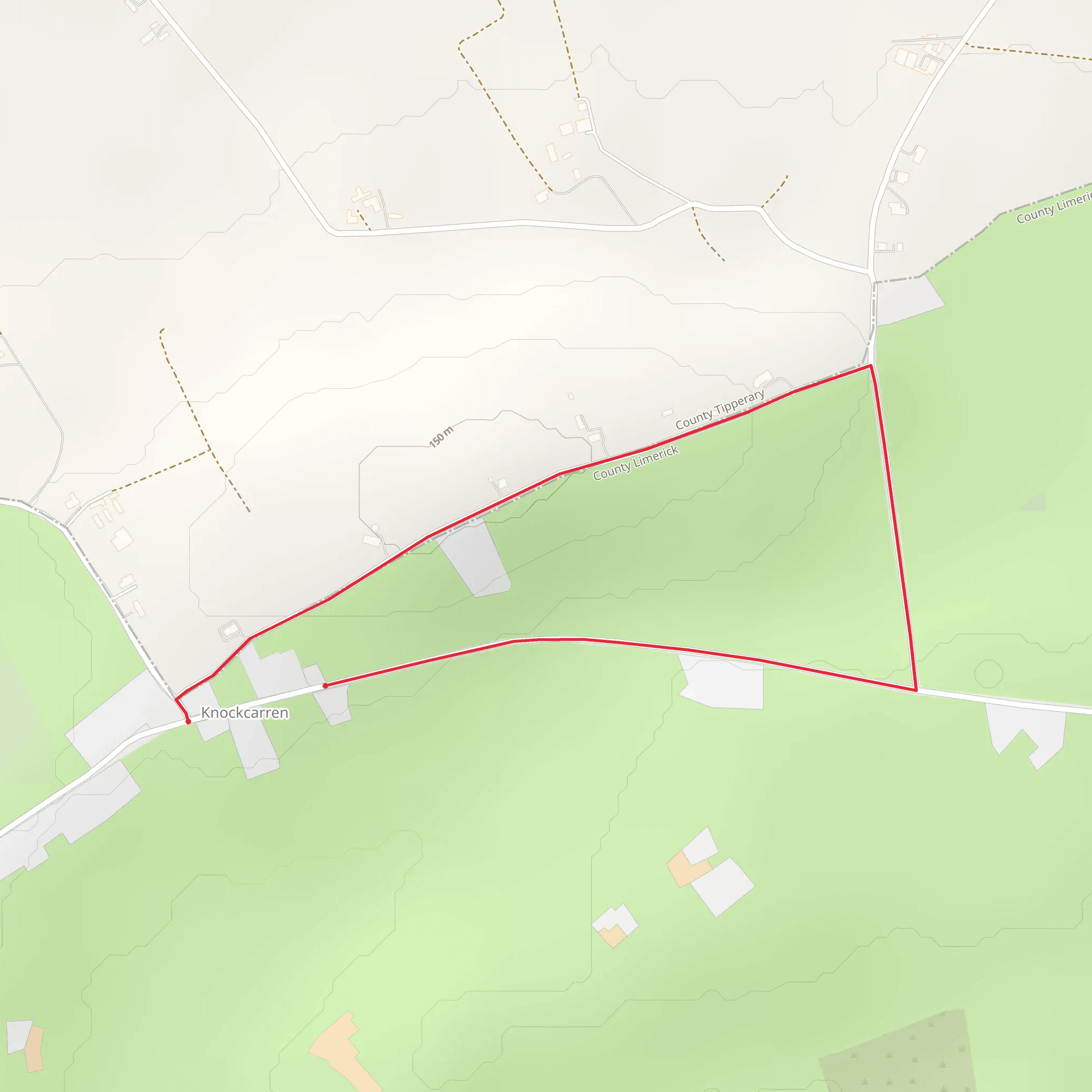 Knockcarron - Golden Mile Loop mobile static map
