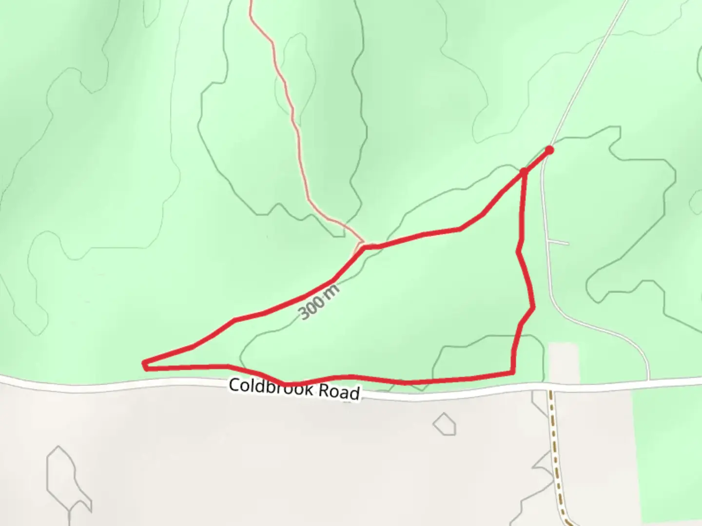 An image depicting the trail Higley Flow State Park Road Loop and its surrounding area.