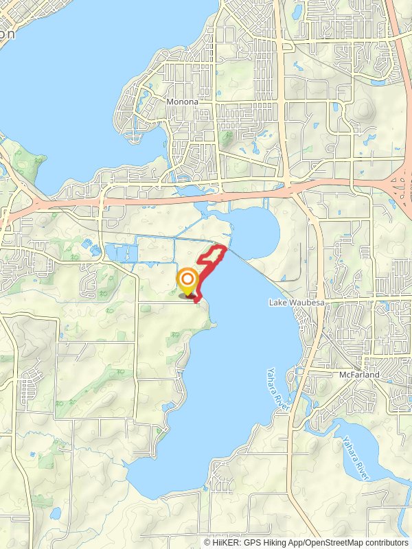 Lake Waubesa West Shore Loop Trail