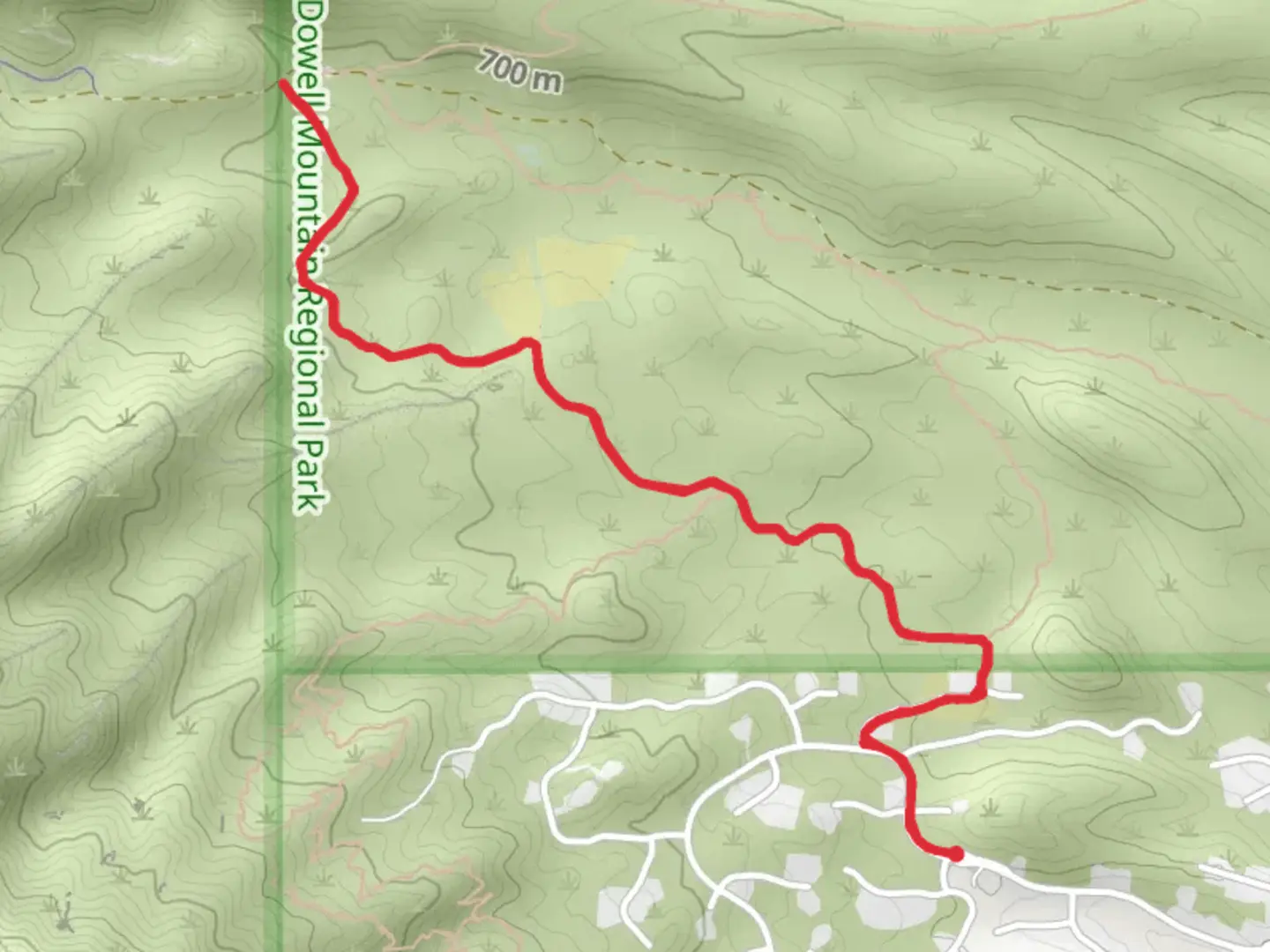 An image depicting the trail Golden Eagle and Dixie Mine Trail and its surrounding area.