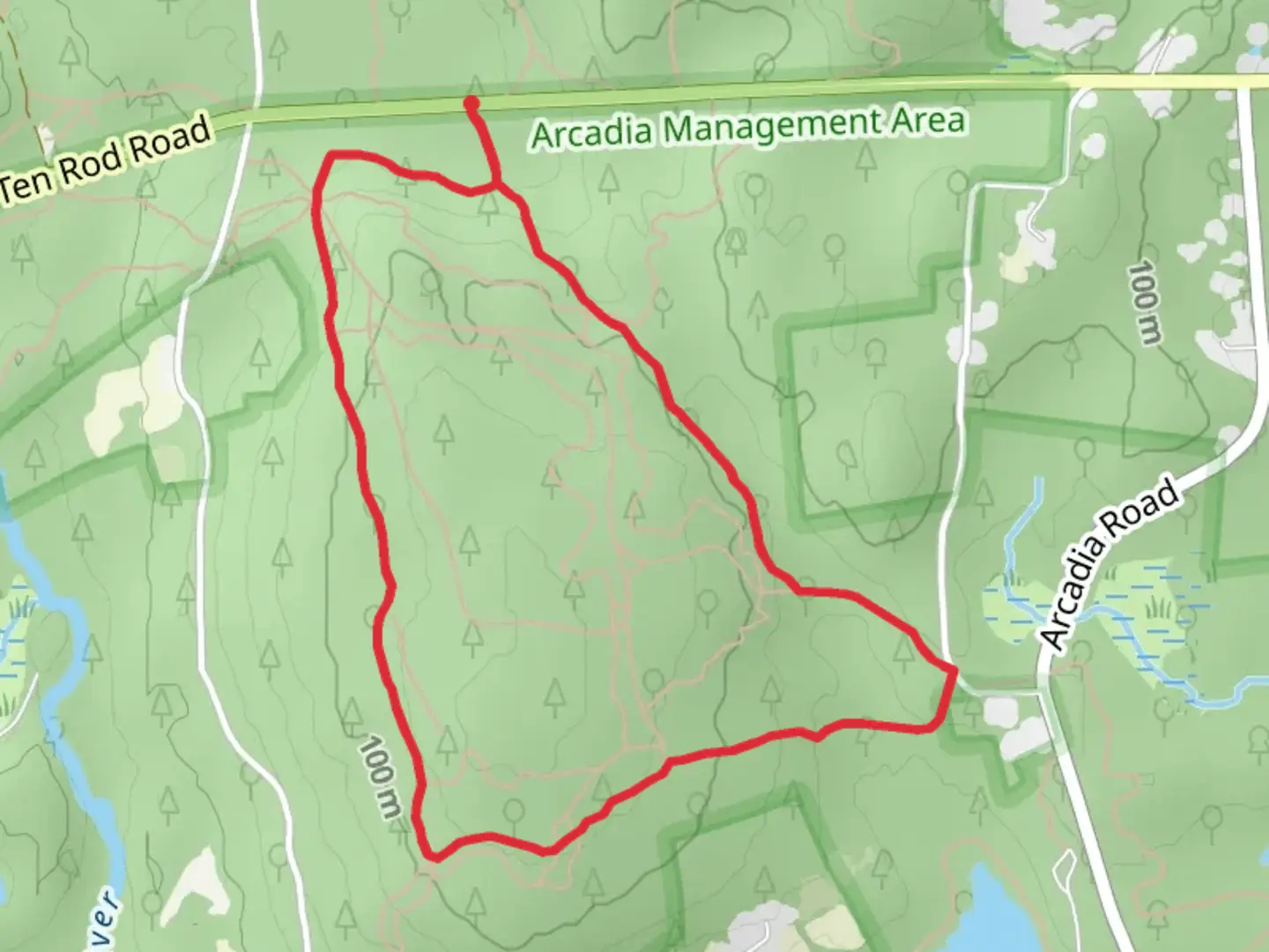 An image depicting the trail Arcadia, Dove Crest and Mt Tom Loop Trail and its surrounding area.