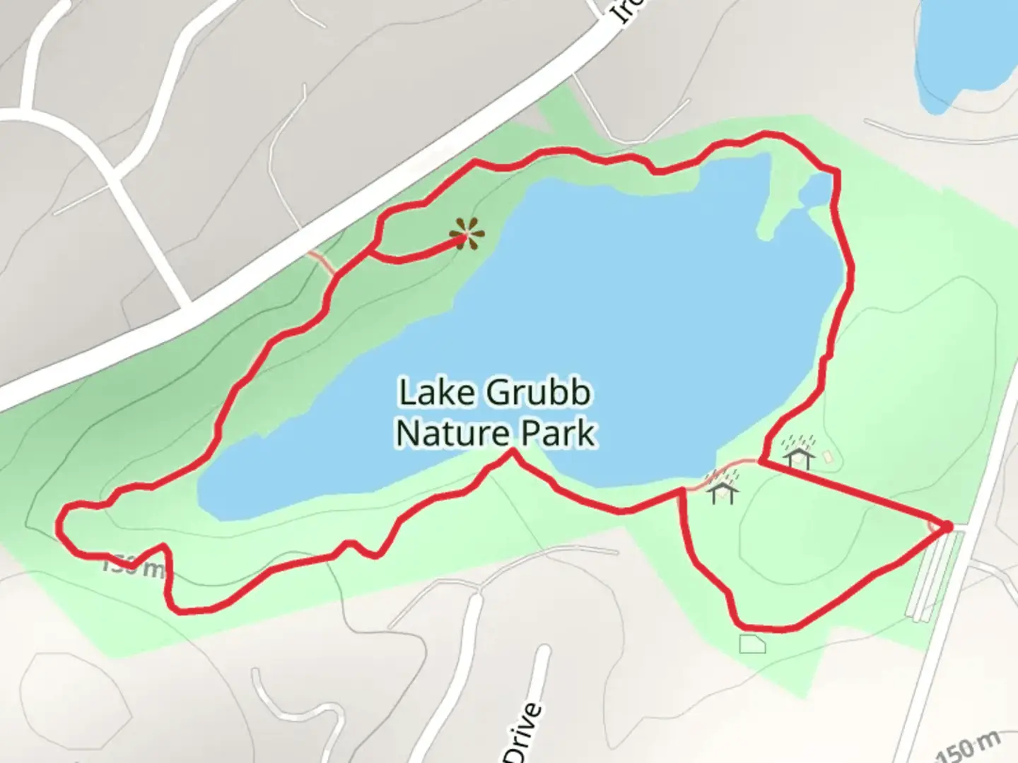 An image depicting the trail Grabb Lake Loop Trail and its surrounding area.