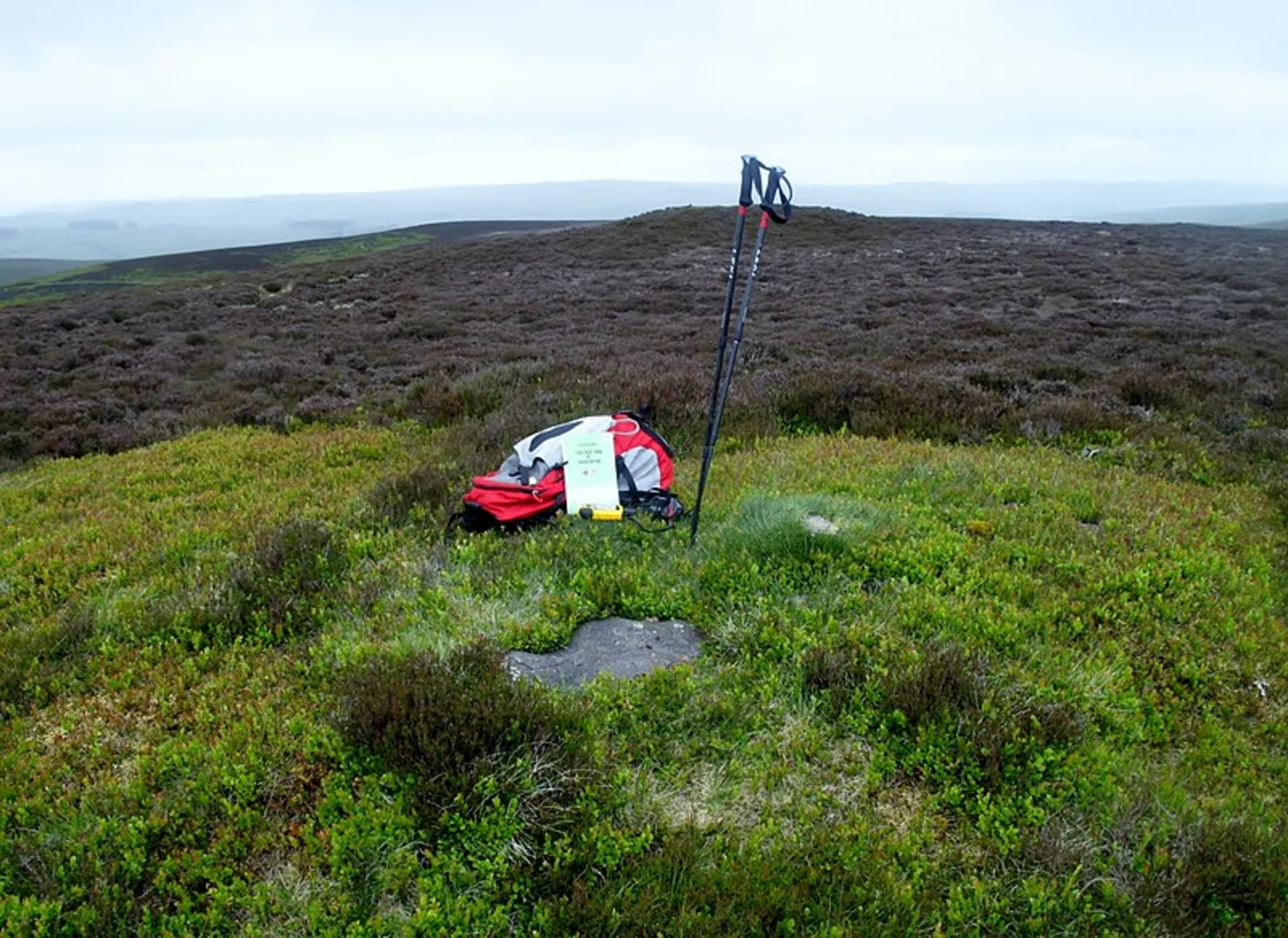 An image depicting the trail Warren Hill - Gors Lydan and Moelfre Hill and its surrounding area.