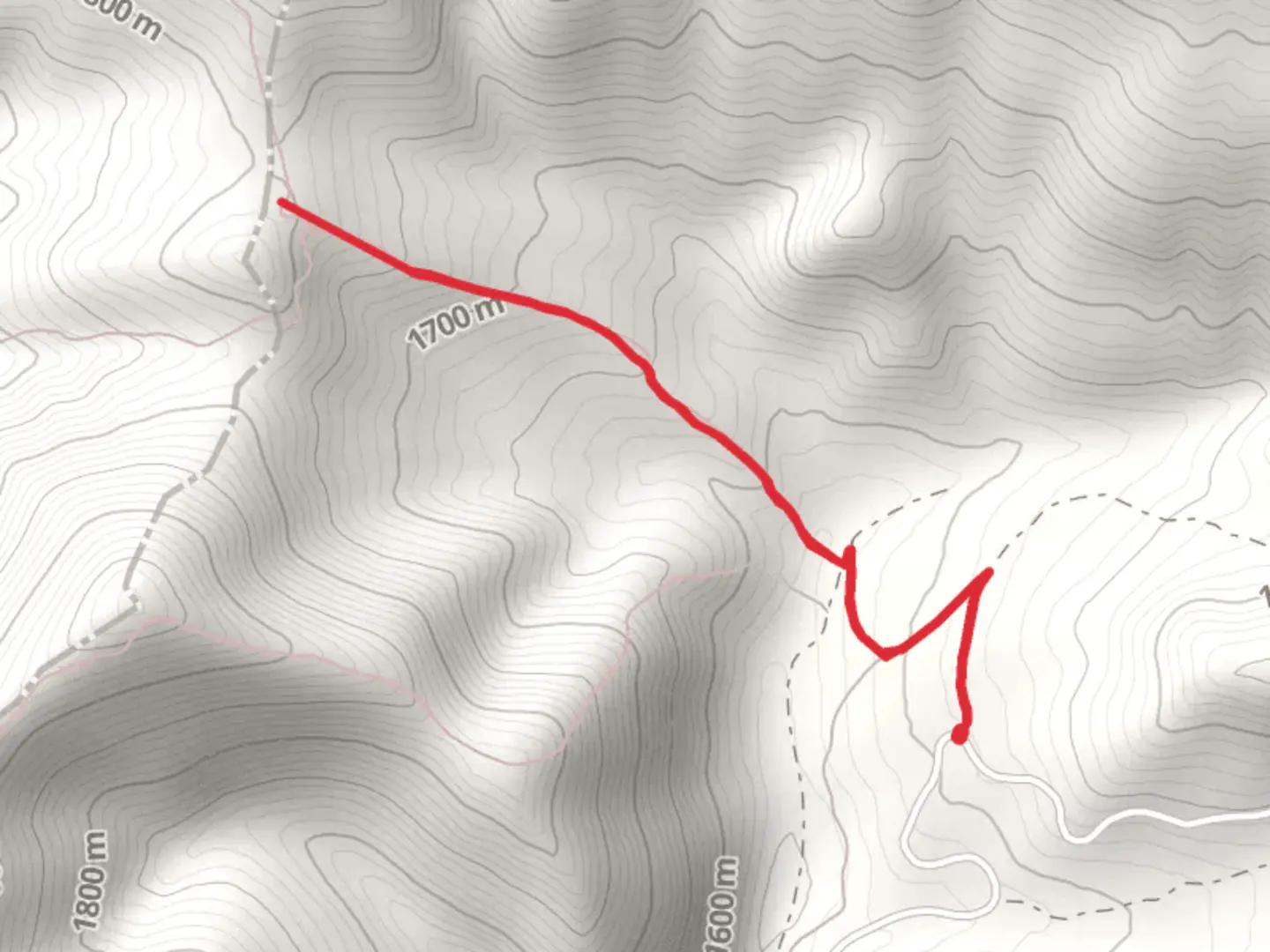 An image depicting the trail Magpie Gulch Trail and its surrounding area.
