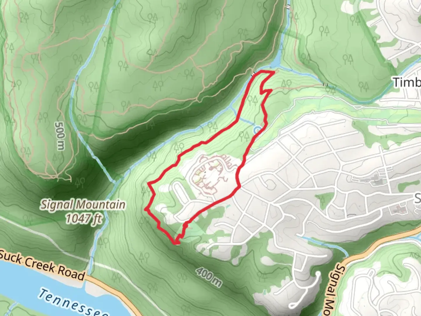 An image depicting the trail Rainbow Lake and Signal Point Loop Trail and its surrounding area.