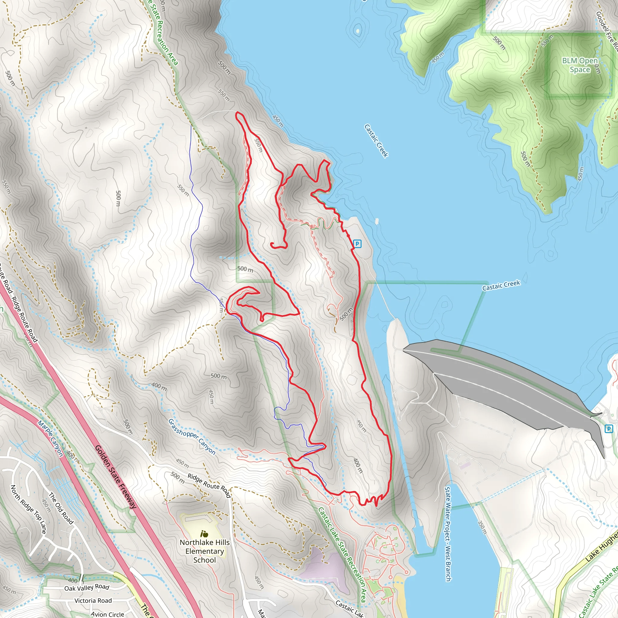Fisherman Loop Trail mobile static map
