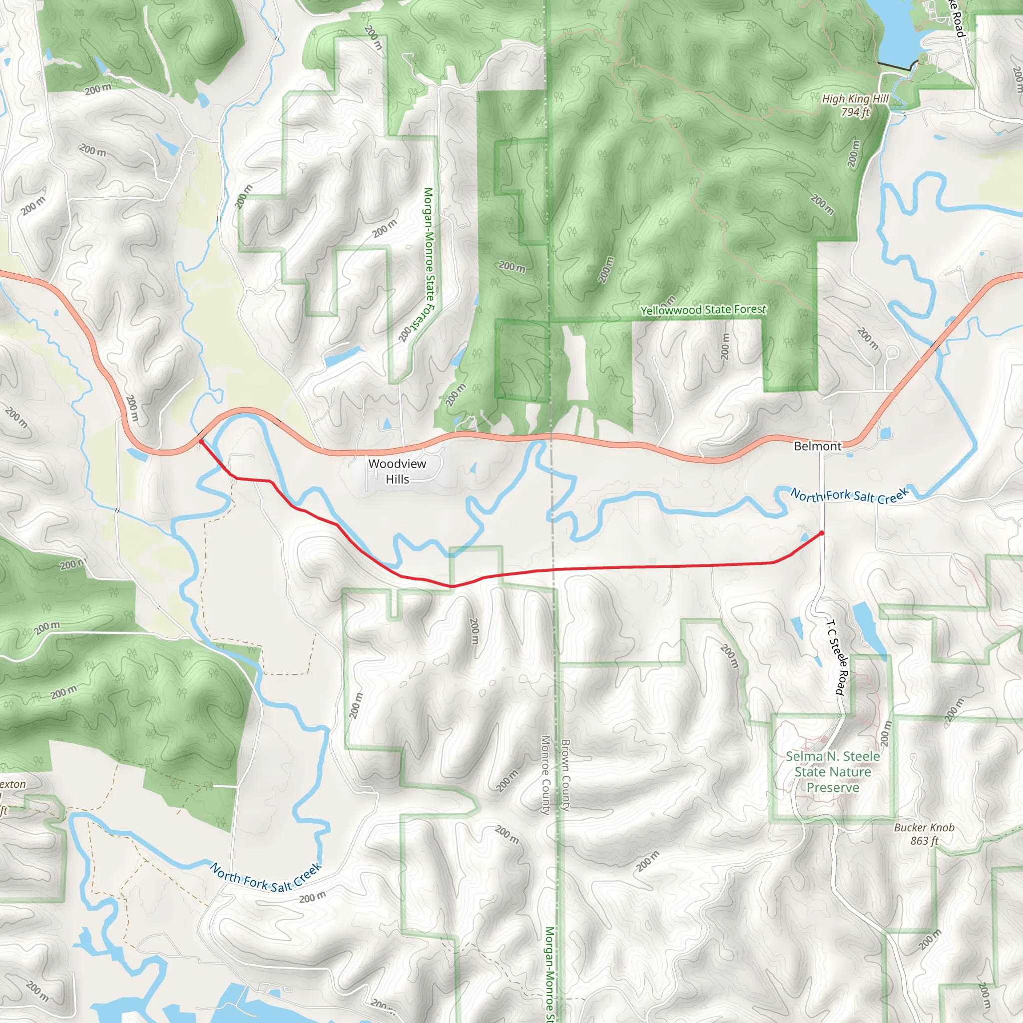 East Kent Road mobile static map