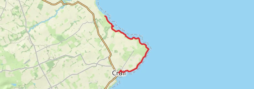 Fife Coastal Path 6-Day Gentle Tour (Hillwalk Tours) stage 2 Map