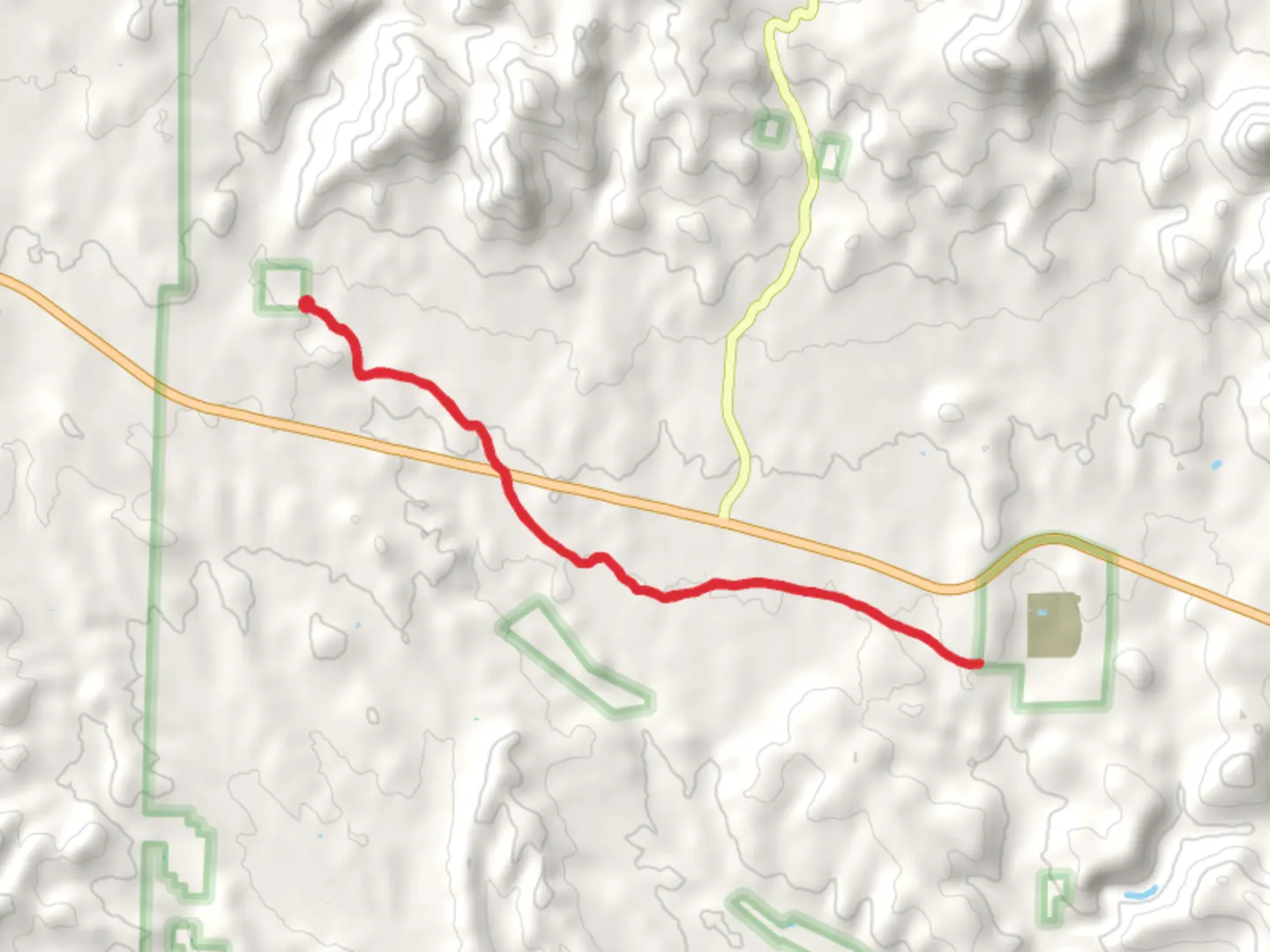 An image depicting the trail General Crook Trail and its surrounding area.