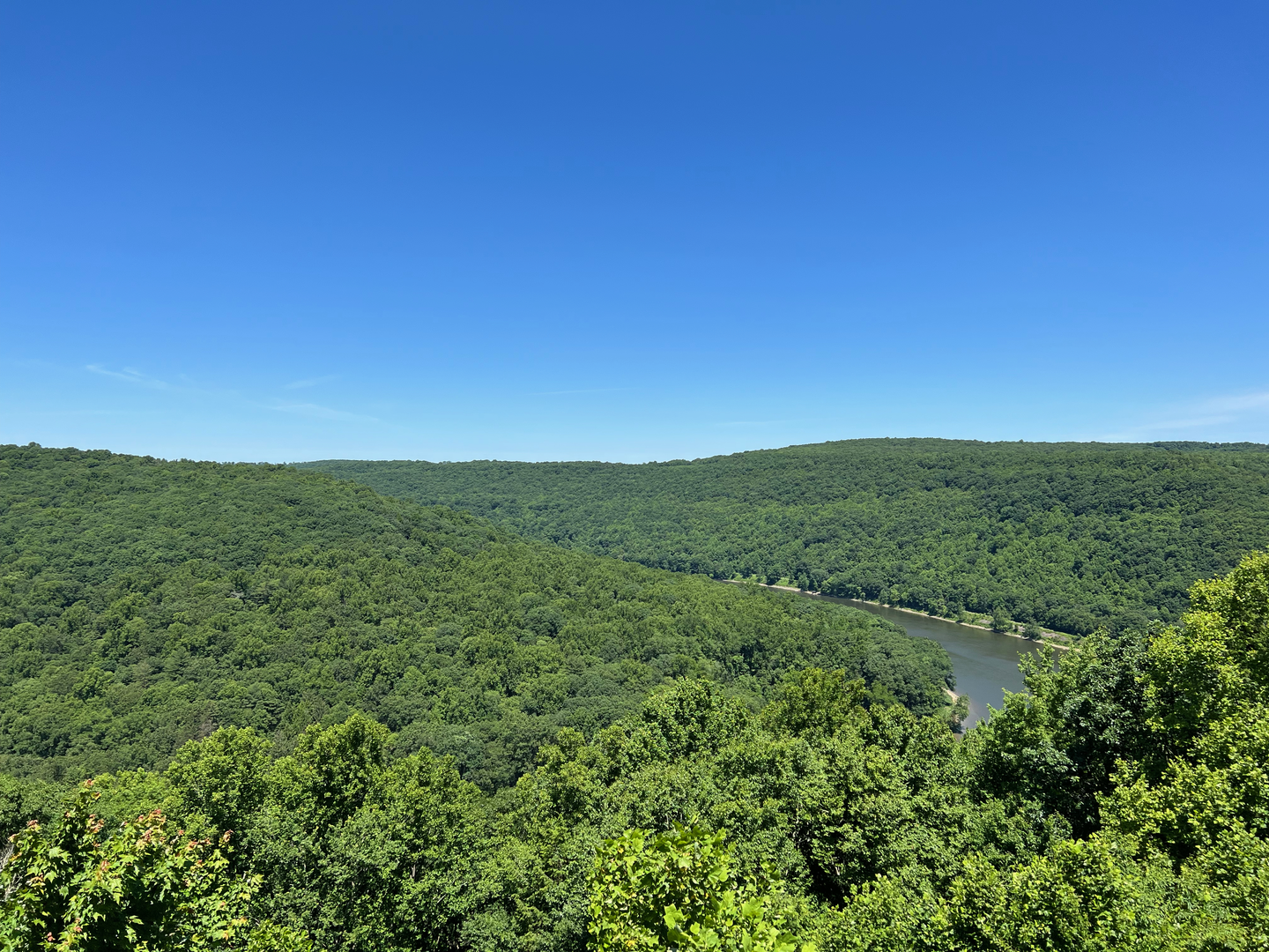 An image depicting the trail Allegheny River via Ges Wells and its surrounding area.