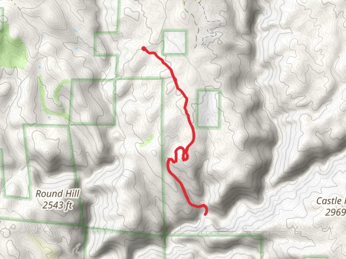 An image depicting the trail One Eye Creek Trail and its surrounding area.