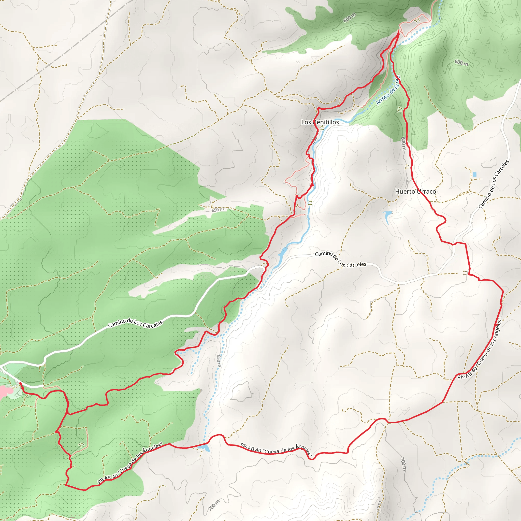 Los Angeles cave mobile static map