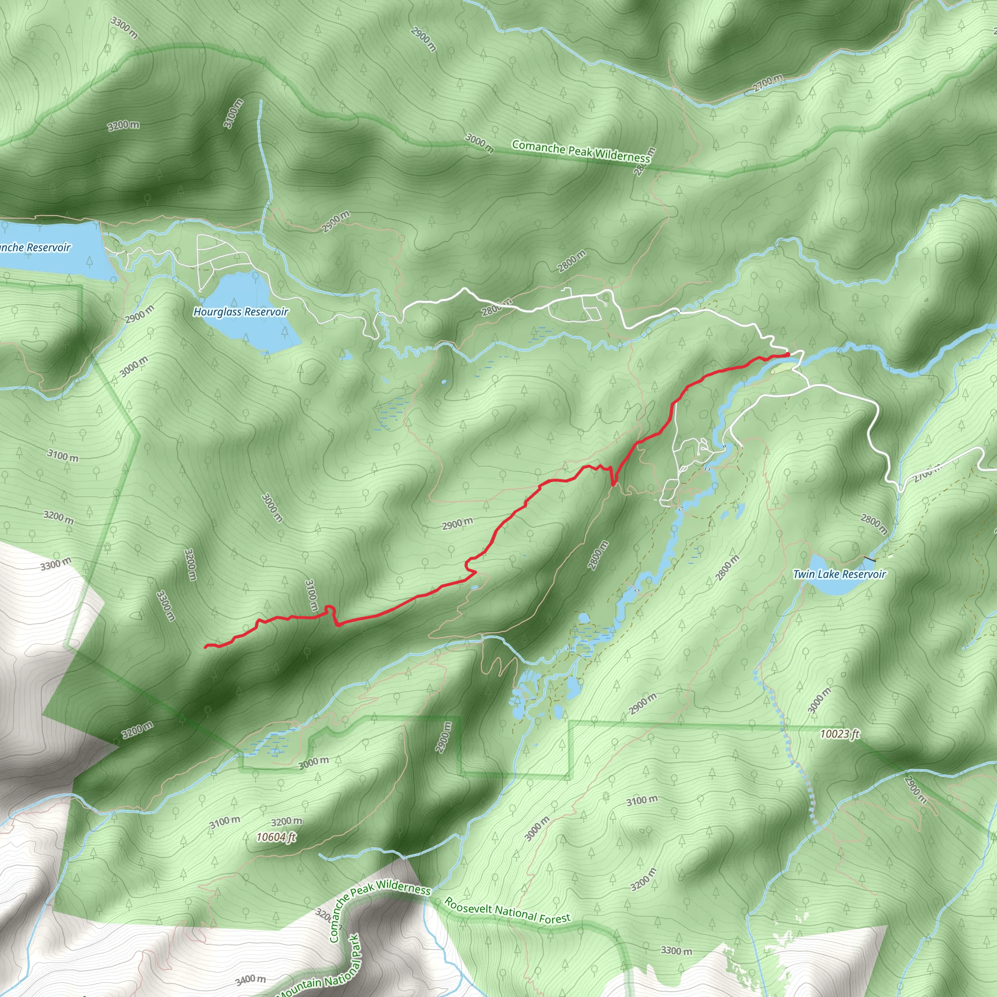 Old Morrill Trail mobile static map